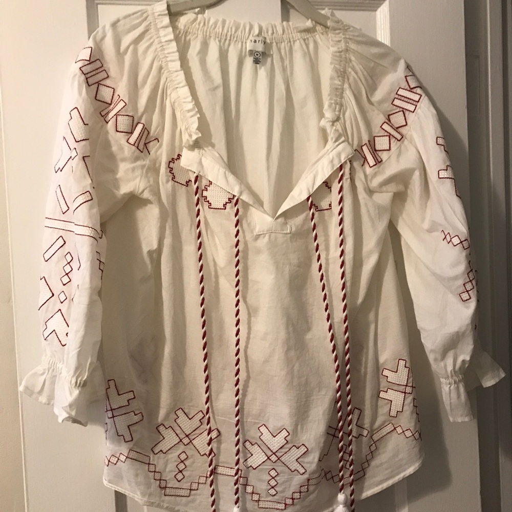 Anthropologie boho blouse